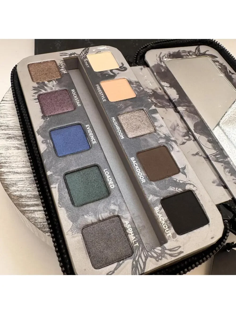 Urban Decay SMOKED Eyeshadow Palette RARE Brand New w/ Look Book BNWOB